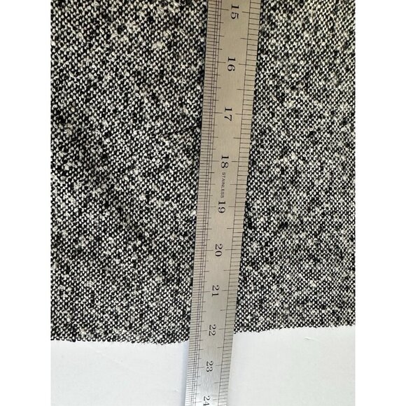 EVAN PICONE Pencil Skirt Tweed 8 Marled B&W 81% Worsted Wool Preppy Old MoneyVTG - Picture 10 of 10